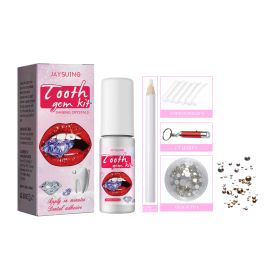 Jaysuing Tooth Gem Kit, Accessories Easy To Remove And Install Crystal Dental Drill Tooth Embellish Glitter Stick